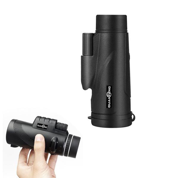 Imagem de 12 x 50 monocular para adultos alta definição grande campo de visão monocular para observação de pássaros animais vendo concertos de jogos de esportes ao ar livre