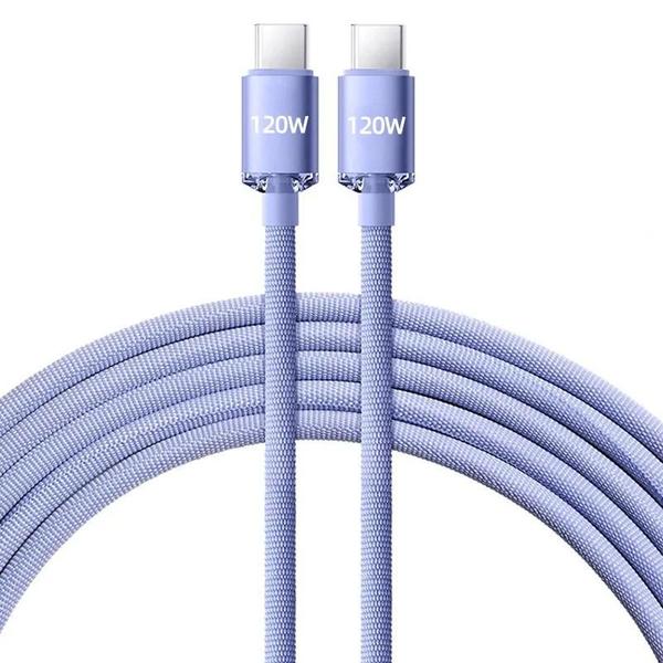 Imagem de 120W 6A USB C Para USB C Cabo De Carregamento Rápido Para Xiaomi 14 13 12 POCO Realme Cabo De Dados