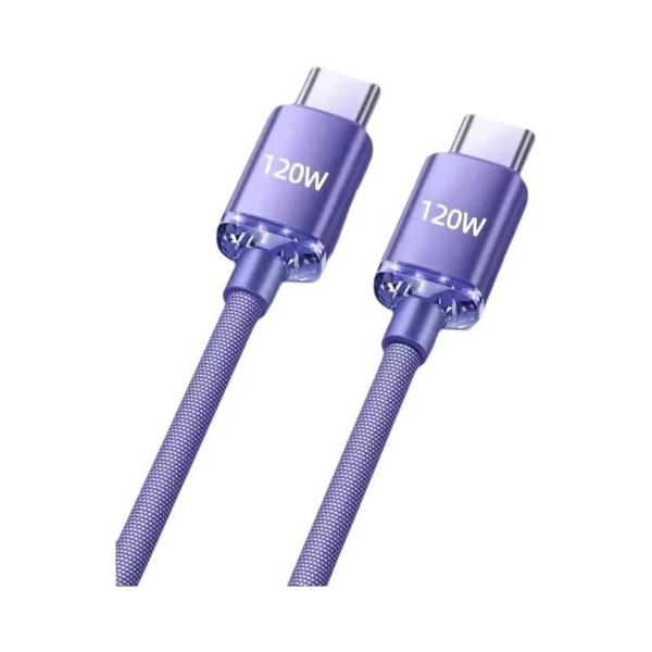 Imagem de 120W 6A USB C Para USB C Cabo De Carregamento Rápido Para Xiaomi 14 13 12 POCO Realme Cabo De Dados