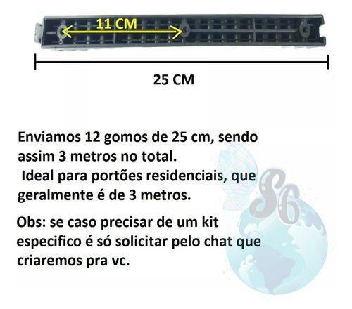 Imagem de 12pcs Gomo Cremalheira Nylon 25cm Para 3 Metros