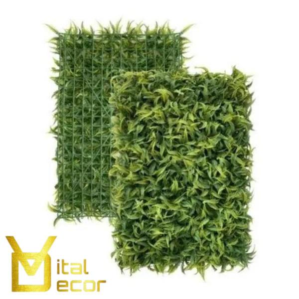 Imagem de 12Placas De Samambaia Cheia 40X60 Jardim Vertical Artificial