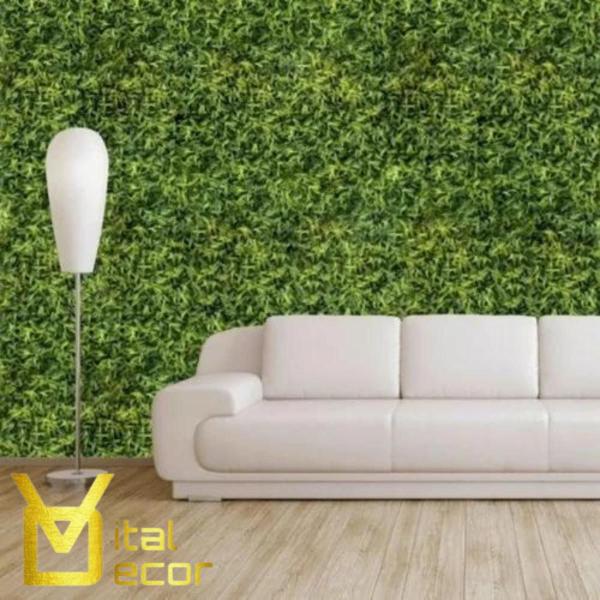 Imagem de 12Placas De Samambaia Cheia 40X60 Jardim Vertical Artificial