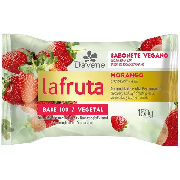 Imagem de 12UN La Fruta Sabonete  Barra Vegetal 150G Davene