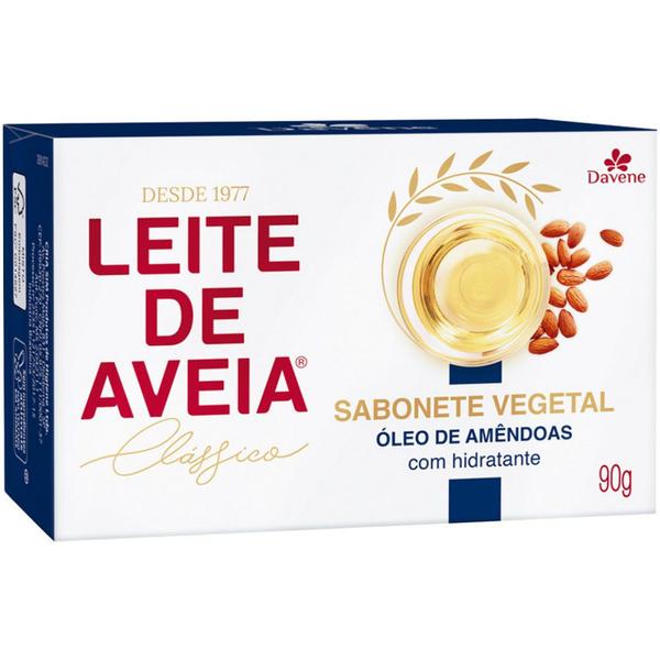 Imagem de 12UN Sabonete Vegetal Leite de Aveia Oleo Amendoas 90G Davene