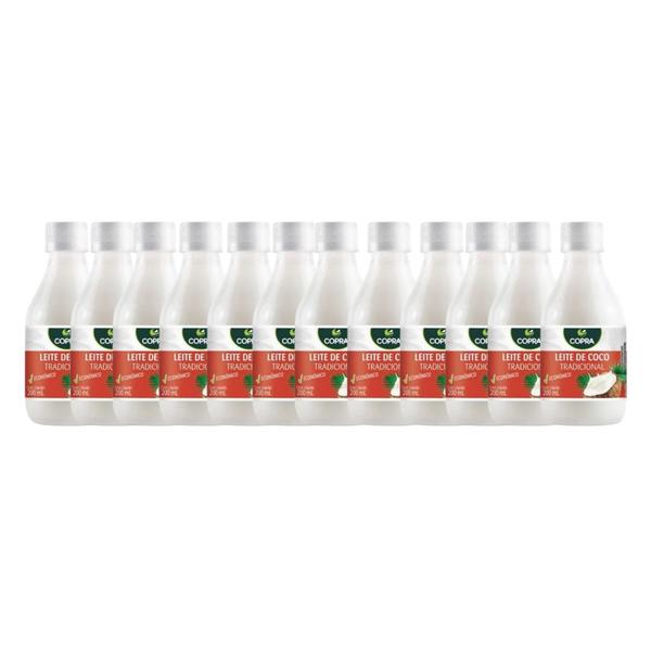 12uni Leite de Coco Pet 200ml - Copra Imagem de 12uni Leite de Coco Pet 200ml - Copra