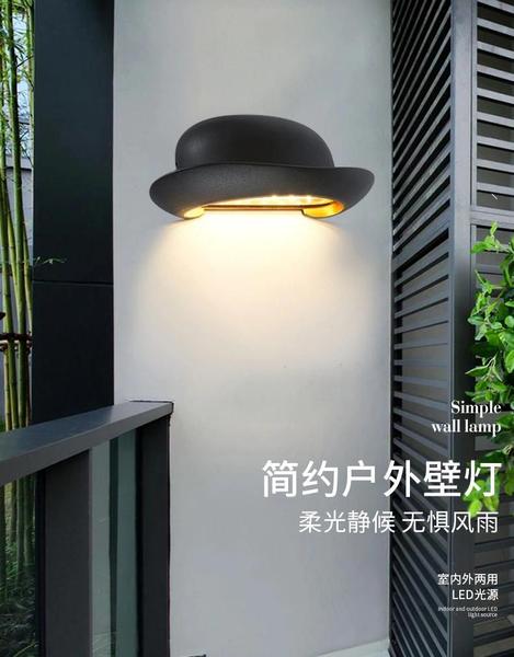 Imagem de 12W LED Alumínio ao ar livre Ar livre Chapéu de parede à prova d'água LED Outdoor Villa Wall Lamp Ideias LED Wall Lamp (luz quente)