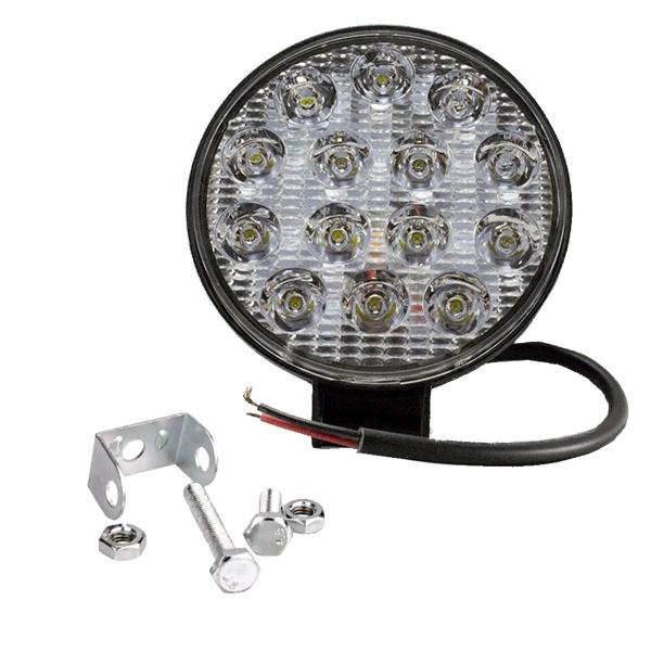 Imagem de 12x Farol De Milha 14 Led 42w 12v/24v Redondo Off-road 6000k