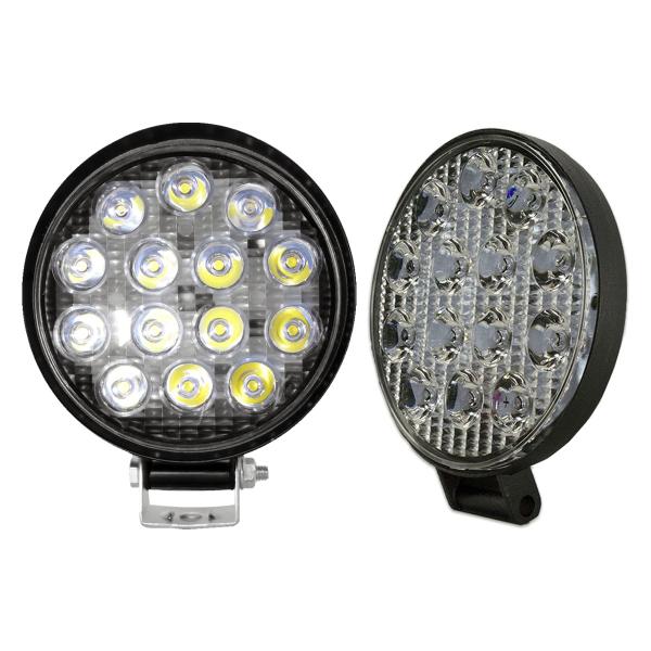 Imagem de 12x Farol De Milha 14 Led 42w 12v/24v Redondo Off-road 6000k