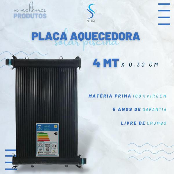 Imagem de 13 Placas 4mt - Aquecedor Solar Piscinas - 15,5m²/21.500 Litros - Marca Ts Solar