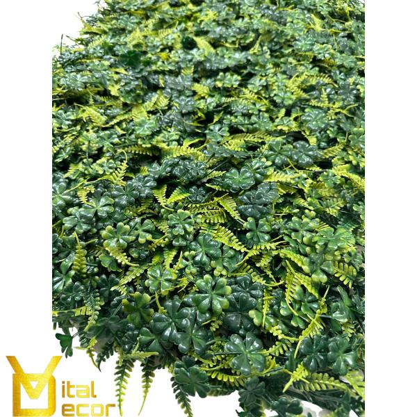 Imagem de 14 Placas Jardim Vertical Trevo Planta Artificial Imperdivel