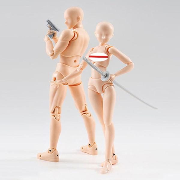 Imagem de 14cm Articulado Action Figure Manequim Masculino Feminino 001 para