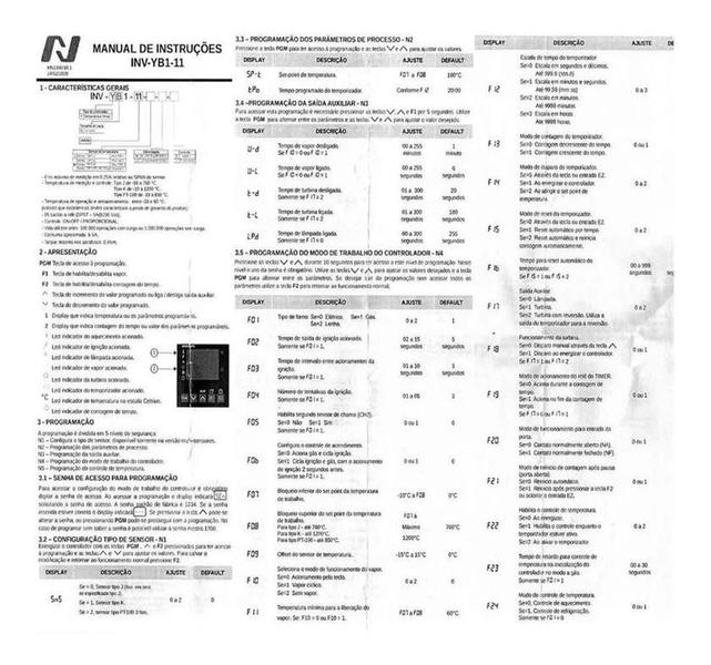 Imagem de 15 Controlador Temperatura Inv-20011 19101 32101 32119