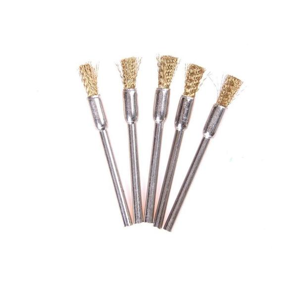 15 escovas de aço latão pincel caneta disco micro retifica - MIX E-COMMERCE Imagem de 15 escovas de aço latão pincel caneta disco micro retifica