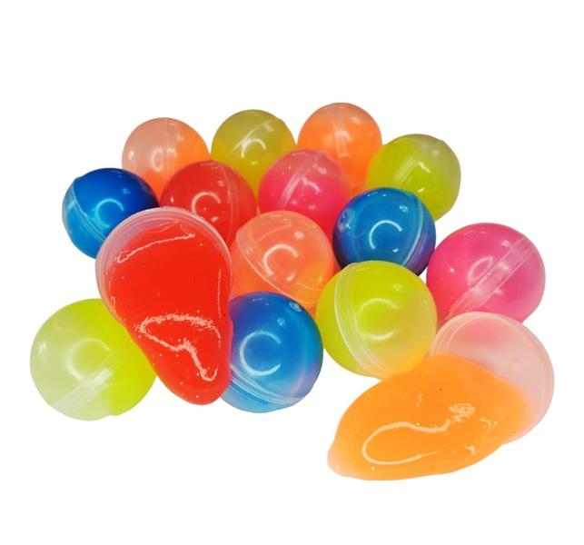 Imagem de 15 Geleca Slime + 15 Tubo Para Bolha De Sabão (Sem o liquido) Para Kit Festa Lembrancinha Infantil