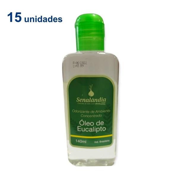 Imagem de 15 Limpador Perfumado Óleo Concentrada Eucalipto Citronela Pinho 140ml Desinfetante Top - Envio Já