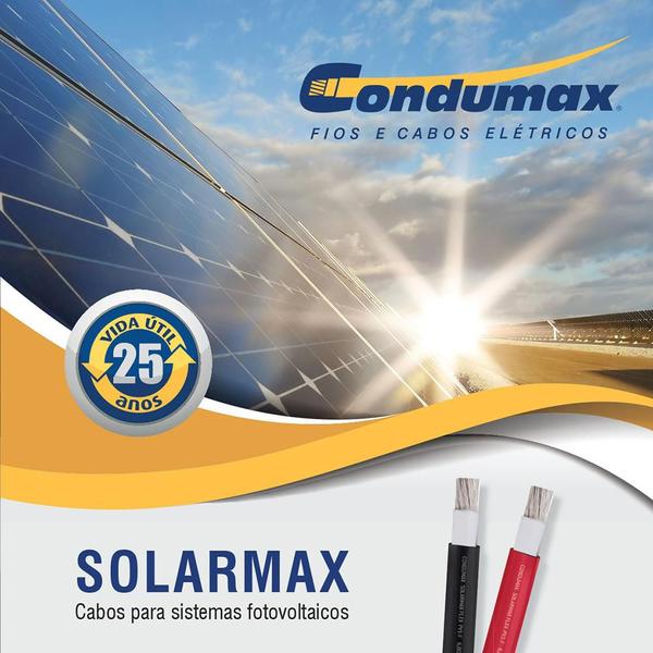 Imagem de 15 Metros Cabo Flexível Solarmax 4mm² Verde P/ Aterramento