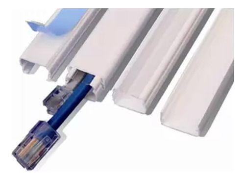 15 Metros Canaleta De Fio 20x10mm Cabo Escond Proteg Organiz - Loja Dinka Imagem de 15 Metros Canaleta De Fio 20x10mm Cabo Escond Proteg Organiz