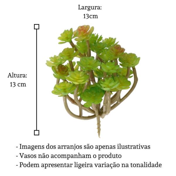 Imagem de 15 plantas artificiais suculentas em silicone para casa jardim decoração e painéis - preço atacado - DE8863VD