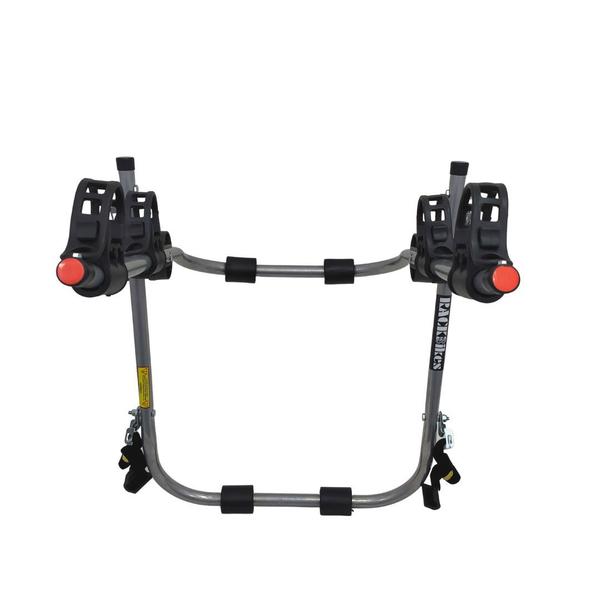 Imagem de 15 - Suporte para bike Transbike 2 bicicletas Prata tira Preta Sedan Hatch MTB Speed