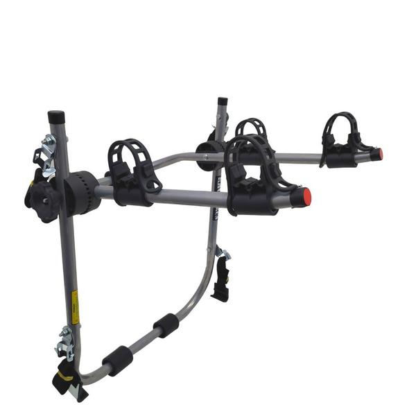 Imagem de 15 - Suporte para bike Transbike 2 bicicletas Prata tira Preta Sedan Hatch MTB Speed