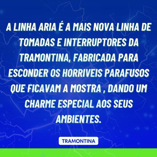 Imagem de 15 Tomadas Simples Tramontina 10a Aria Sem Parafuso Oferta