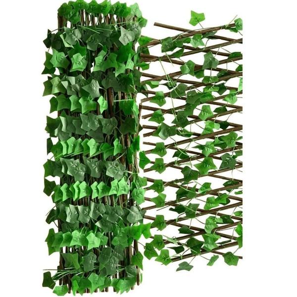 15 Treliça Decorativa C/Folha de Hera Artificial Muro Inglês - Melhores Ofertas Imagem de 15 Treliça Decorativa C/Folha de Hera Artificial Muro Inglês