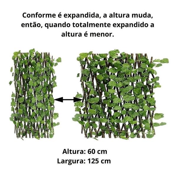 15 Treliça Decorativa C/Folha de Hera Artificial Muro Inglês - Melhores Ofertas Imagem de 15 Treliça Decorativa C/Folha de Hera Artificial Muro Inglês