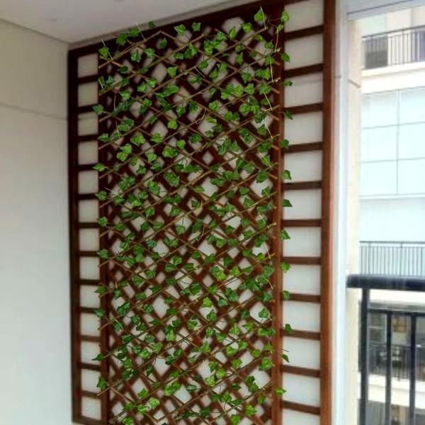 15 Treliça Decorativa C/Folha de Hera Artificial Muro Inglês - Melhores Ofertas Imagem de 15 Treliça Decorativa C/Folha de Hera Artificial Muro Inglês