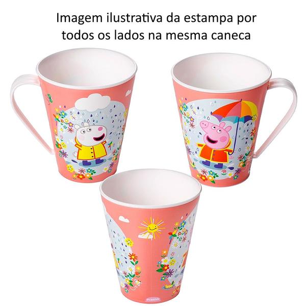 Imagem de 15 Xícaras Peppa Copo Estampado Infantil Lembrancinha Sacolinha Surpresa