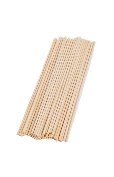 Imagem de 1500 un espeto palito bambu 25 cm vareta churrasco