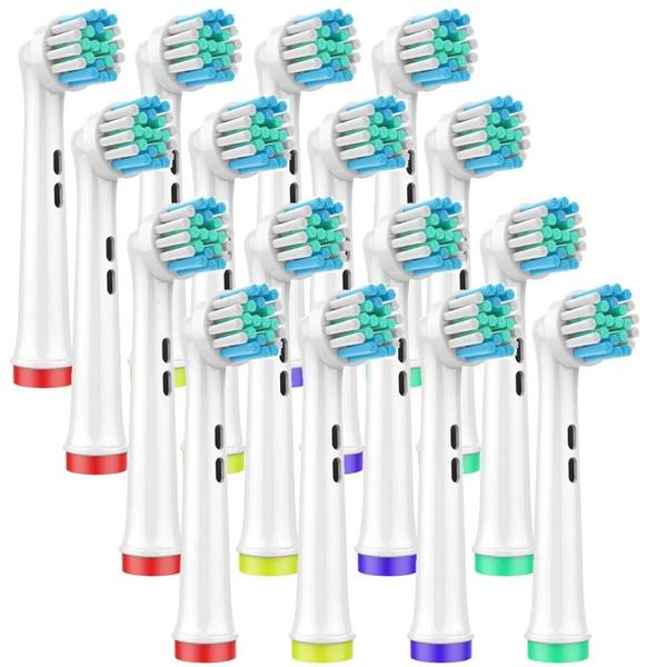 Imagem de 16 Cabeças de Reposição para Escova Oral-B - Compatíveis com Escovas Elétricas Braun