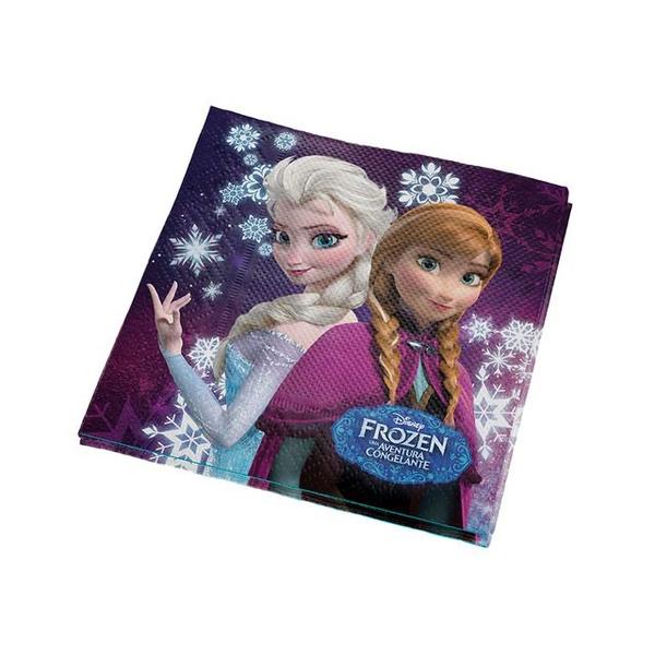 Imagem de 16 Guardanapos Papel DecoraçãoFrozen festa aniversário