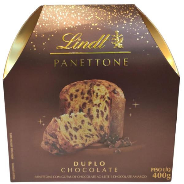 Imagem de 16 Panettones importados Duplo Chocolate Lindt 400g + Avelã