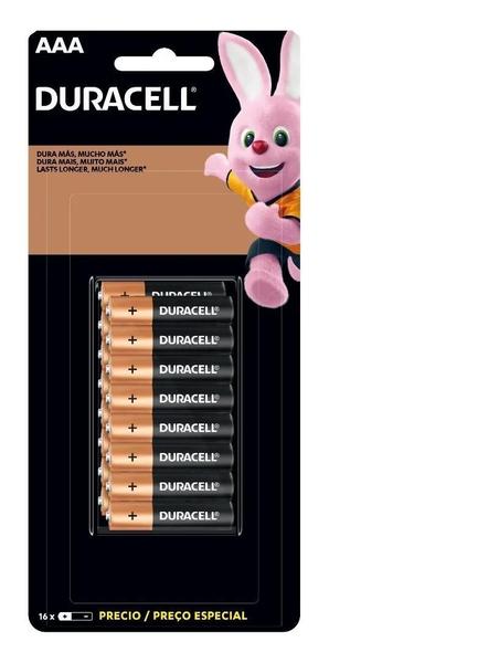 Imagem de 16 Pilha Aaa Duracell Alcalina Palito Econopack