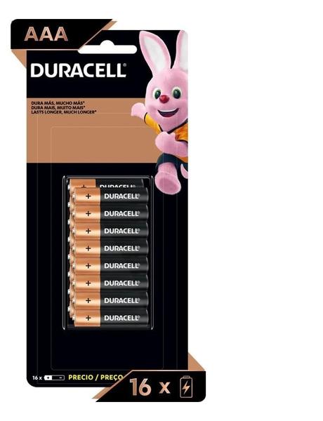 Imagem de 16 Pilha Aaa Duracell Alcalina Palito Econopack