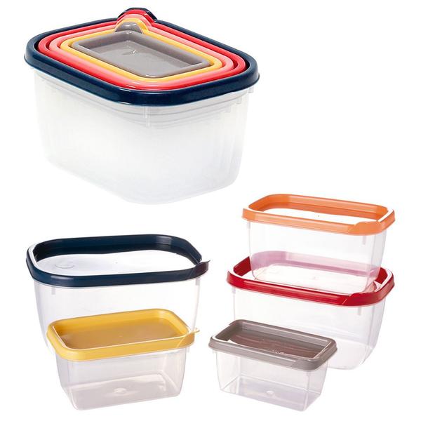 Imagem de 17 potes porta alimento mantimento comida Vasilha marmita tapoer tapuer tupperware plástico plasútil