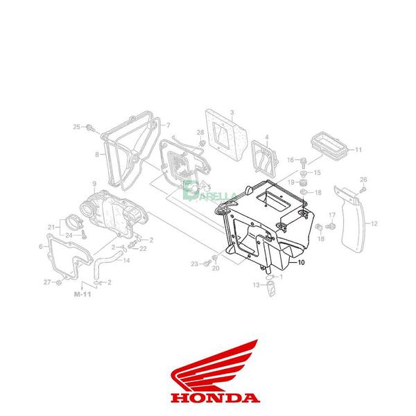 17230-kps-900 Caixa Filtro De Ar Crf 230 - Original Honda Imagem de 17230-kps-900 Caixa Filtro De Ar Crf 230 - Original Honda