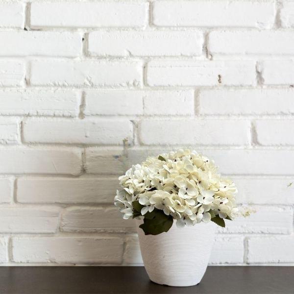 Imagem de 18 buques mini hortênsia flor artificial preço atacado decoração de festa casamento arranjo floral - DE1923