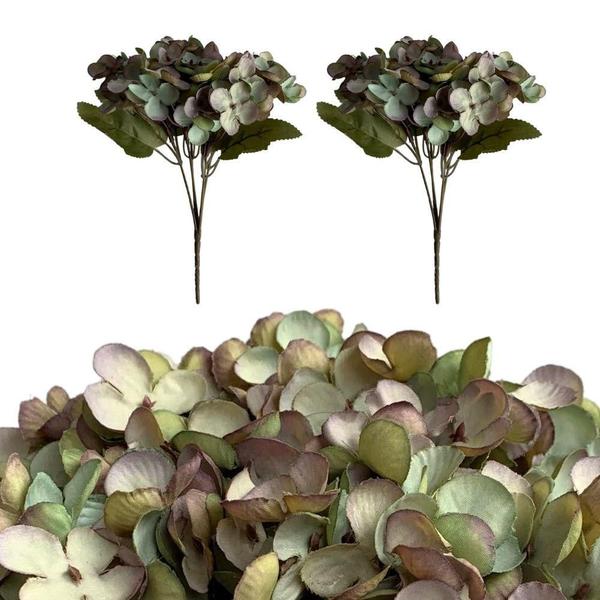 18 buques mini hortênsia flor artificial preço atacado decoração de festa casamento arranjo floral - DE1923 - Decora Flores Artificiais Imagem de 18 buques mini hortênsia flor artificial preço atacado decoração de festa casamento arranjo floral - DE1923