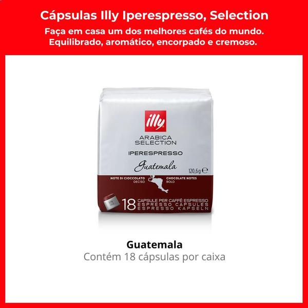 18 Cápsulas Illy Iperespresso, Café Selection, Guatemala - Illy Café Imagem de 18 Cápsulas Illy Iperespresso, Café Selection, Guatemala