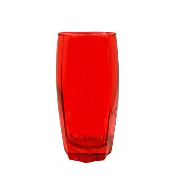 Imagem de 18 Copos Florida 370ml Vermelho Alta Qualidade Agua Luxo