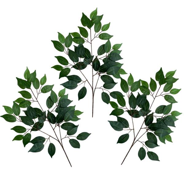 18 Plantas Fícus folhagem artificial atacado ornamentação de vasos e decorações internas - DE0224 - Decora Flores Artificiais Imagem de 18 Plantas Fícus folhagem artificial atacado ornamentação de vasos e decorações internas - DE0224