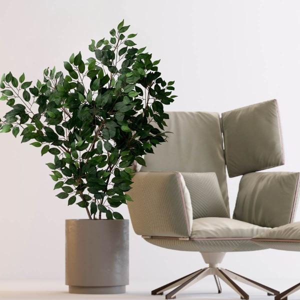 18 Plantas Fícus folhagem artificial atacado ornamentação de vasos e decorações internas - DE0224 - Decora Flores Artificiais Imagem de 18 Plantas Fícus folhagem artificial atacado ornamentação de vasos e decorações internas - DE0224