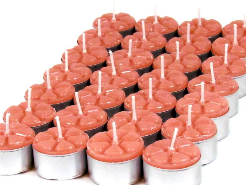 Imagem de 18 Velas Aromáticas de Pêssego Luxo  Aromatizada Rechaud