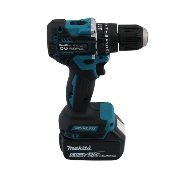 Imagem de 18v Makita Ddf487 Sem Fio Brushless Martelo Driver Broca Impact Chave De Fenda Elétrica Ferramenta