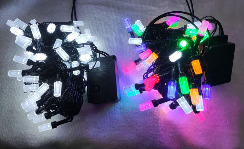 Imagem de 19128 Pisca Pisca De Natal Cordão 80 Leds 8 funçãos 8 Metros 127V