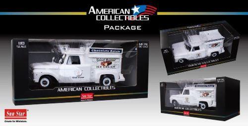 Imagem de 1965 Ford F-100 Pickup - Good Humor Ice Cream - Escala 1:18 - Sun Star