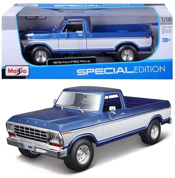 Imagem de 1979 Ford F150 Pick-Up Azul - Special Edition - 1/18 - Maisto