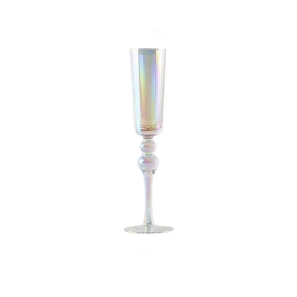 Imagem de 1pc 220ml Flautas arco-íris copos de cristal premium para presente de aniversário de casamento do Dia dos Namorados