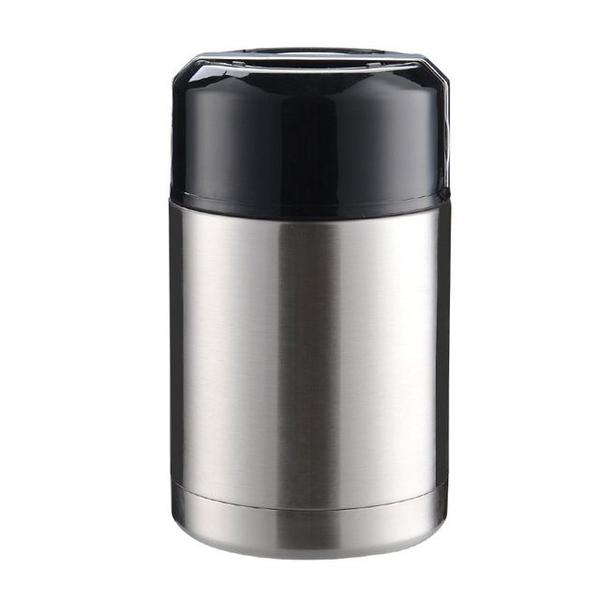1pc 800ml prata De grande capacidade Termos de aço inoxidável vácuo de aço isolado recipiente de almoço térmico semiato isolado Jarra Desmascarada Boca Larga Lancheiras - HTTN Imagem de 1pc 800ml prata De grande capacidade Termos de aço inoxidável vácuo de aço isolado recipiente de almoço térmico semiato isolado Jarra Desmascarada Boca Larga Lancheiras